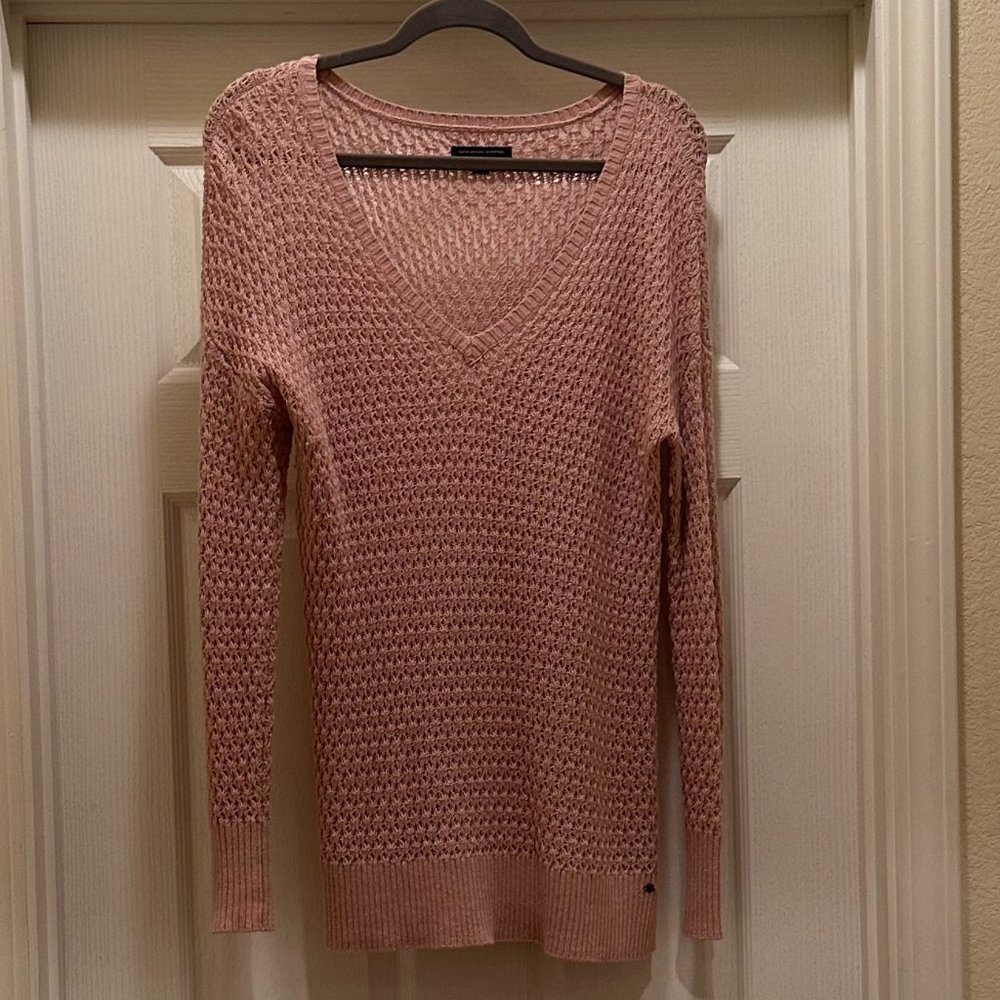 American Eagle V-Neck Knit Sweater